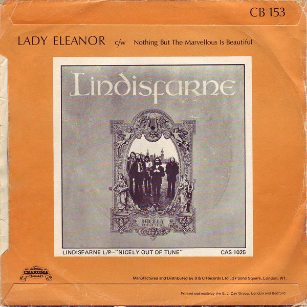 Lindisfarne : Lady Eleanor (7", Single)