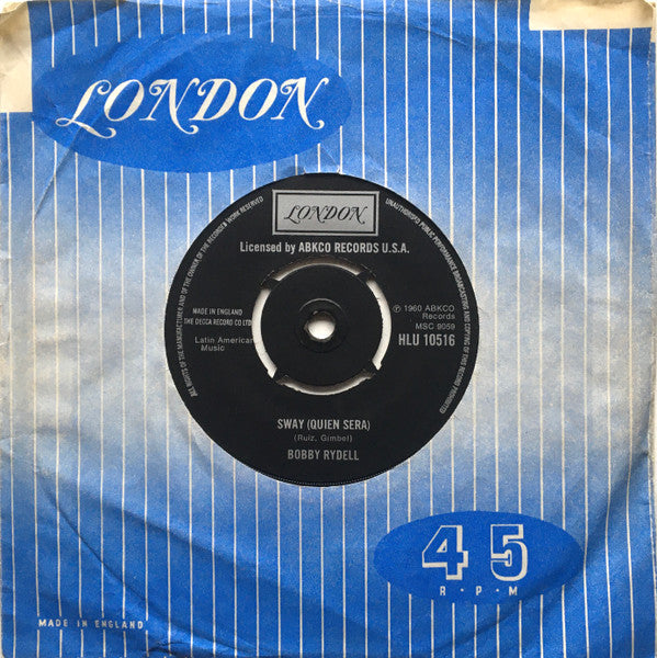 Bobby Rydell : Sway  (7", RE)