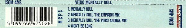 Vitro : Mentally Dull (CD, Single)