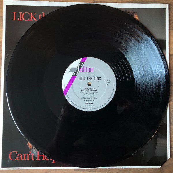 Lick The Tins : Can't Help Falling In Love (12")