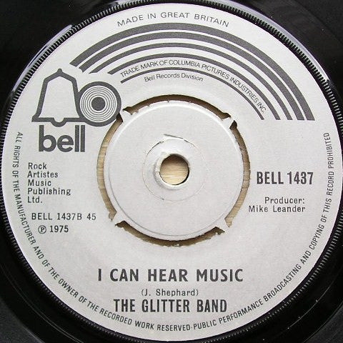 The Glitter Band : Love In The Sun (7", Single)