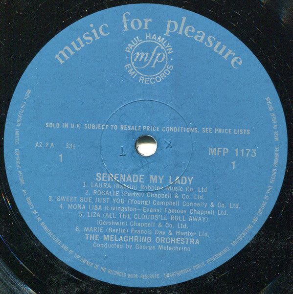 The Melachrino Orchestra : Serenade My Lady (LP, Mono)