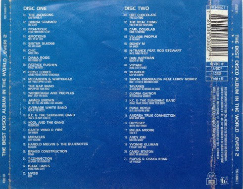 Various : The Best Disco Album In The World...Ever! 2 (2xCD, Comp, Mixed)