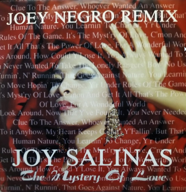 Joy Salinas : The Mystery Of Love (Joey Negro Remix) (12", Dua)