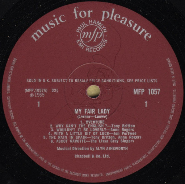 Various : My Fair Lady (LP, Bro)
