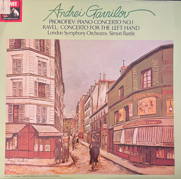 Andrei Gavrilov, London Symphony Orchestra, Sir Simon Rattle - Sergei Prokofiev, Maurice Ravel : Piano Concerto No. 1, Concerto For The Left Hand (LP, Album, Quad, Ori)