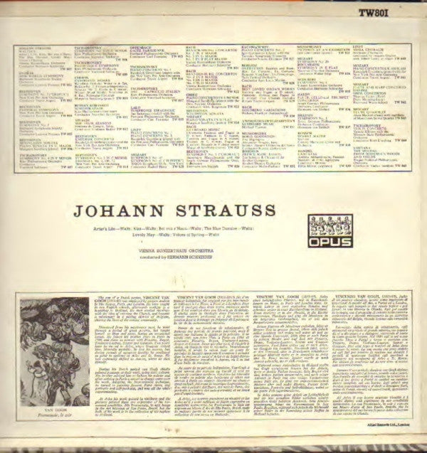 Johann Strauss Jr. - Wiener Konzerthausorchester Conducted By Hermann Schneider : Johann Strauss (LP)