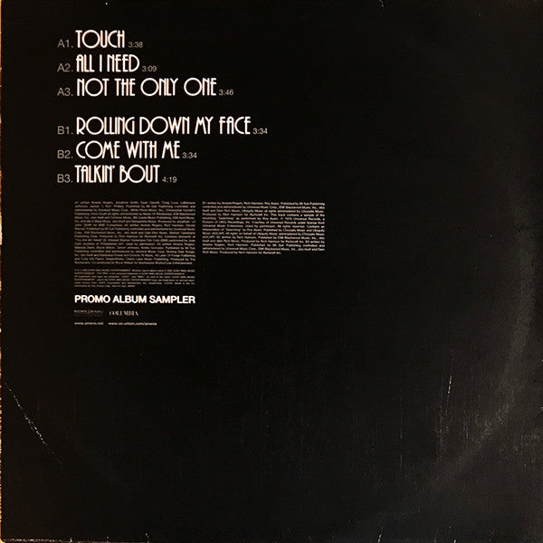Amerie : Touch (Album Sampler) (12", Promo, Smplr)