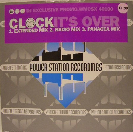 Clock : It's Over (Promo 2) (12", Promo)
