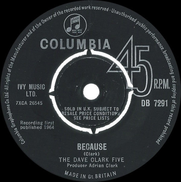 The Dave Clark Five : Can't You See That She's Mine (7", Single)