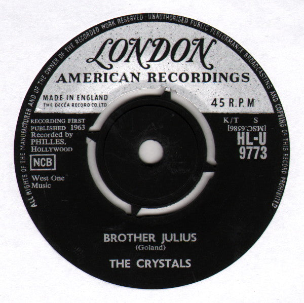 The Crystals : Then He Kissed Me (7", Single, Mono)