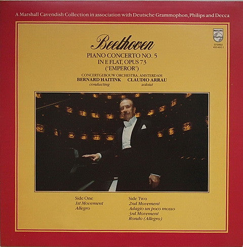 Ludwig Van Beethoven : Piano Concerto No. 5, Opus 73 "Emperor" (LP)
