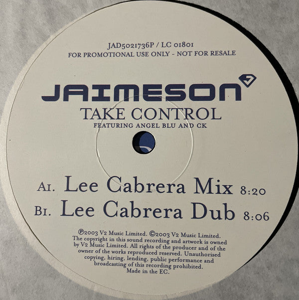 Jaimeson : Take Control (12", Promo)