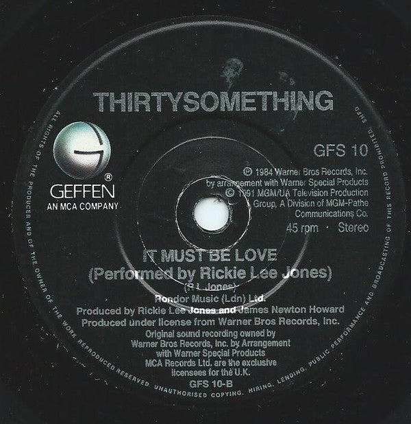 WG "Snuffy" Walden And Stewart Levin : Main Theme (Extended Version) Thirtysomething (7", Single)