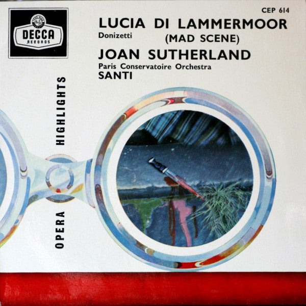 Gaetano Donizetti, Joan Sutherland, Nello Santi, Orchestre De La Société Des Concerts Du Conservatoire : Lucia Di Lammermoor (Mad Scene) (7", EP)
