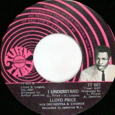 Lloyd Price : The Grass Will Sing (For You) (7", Single)