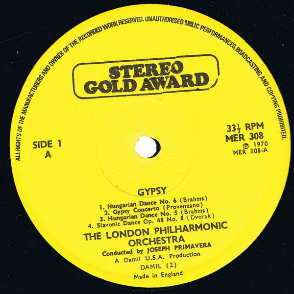 London Philharmonic Orchestra : Gypsy (LP, Album)