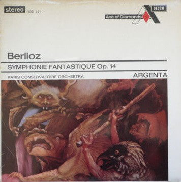 Hector Berlioz — Orchestre De La Société Des Concerts Du Conservatoire / Ataúlfo Argenta : Symphonie Fantastique Op. 14 (LP, Album, RE)