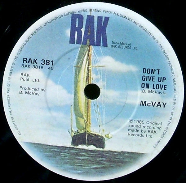 McVay : Chain Of Disaster (7", Single)
