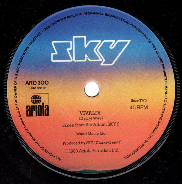 Sky (4) : Toccata / Vivaldi (7")