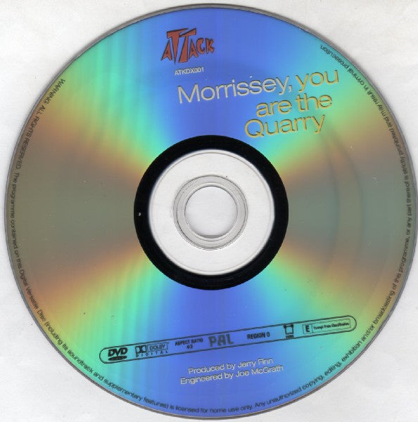 Morrissey : You Are The Quarry (CD, Album, No  + DVD-V, PAL + Ltd, Dig)