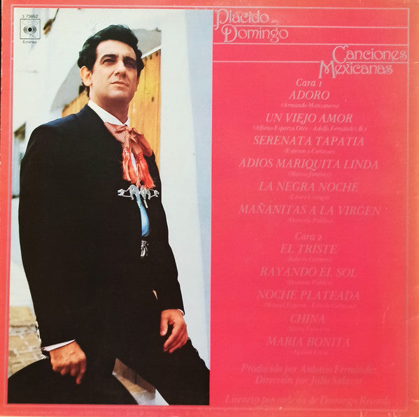 Placido Domingo : Canciones Mexicanas (LP, Album)