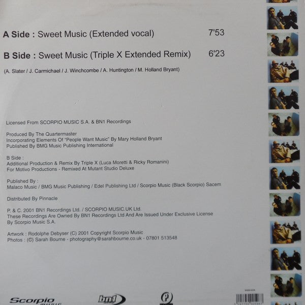 EDP Feat. Ashley Slater : Sweet Music (12")