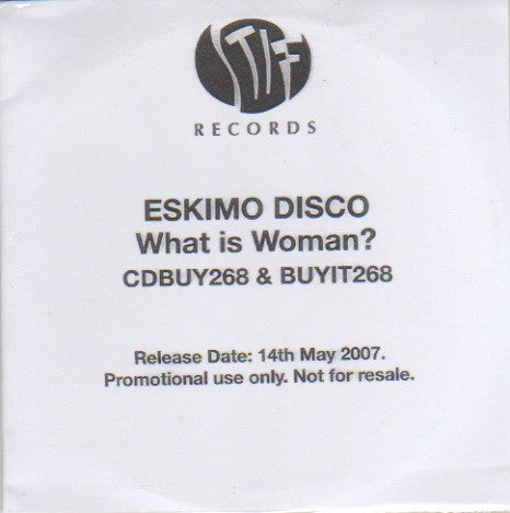 Eskimo Disco : What Is Woman? (CDr, Promo)