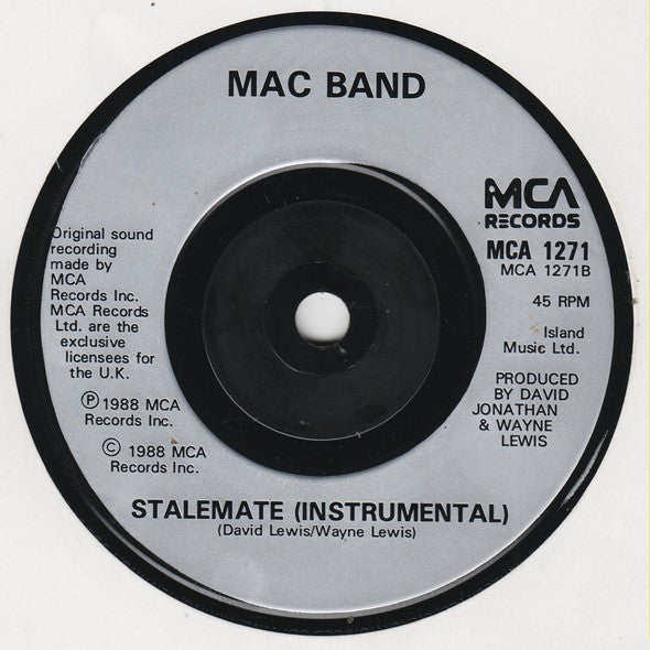 Mac Band Featuring The McCampbell Brothers : Stalemate (7", Single)