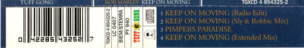 Bob Marley & The Wailers : Keep On Moving (CD, Single)