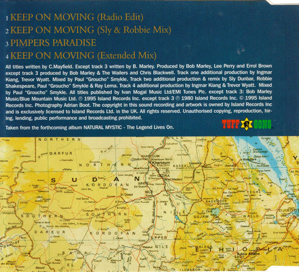Bob Marley & The Wailers : Keep On Moving (CD, Single)