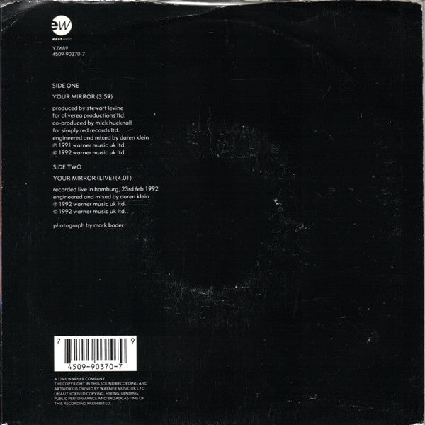 Simply Red : Your Mirror (7", Single)