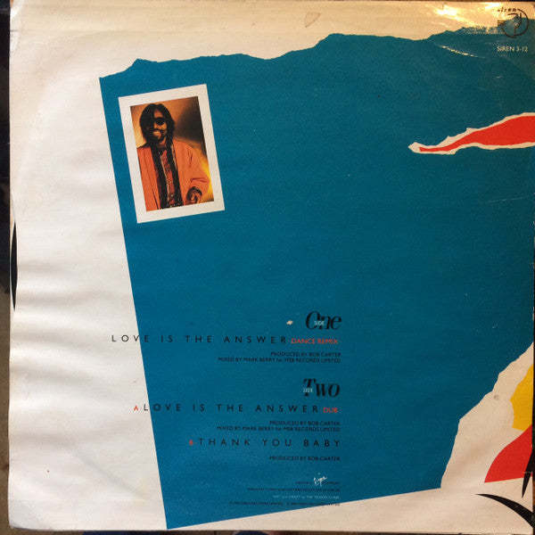 Teddy Ruster : Love Is The Answer (12")