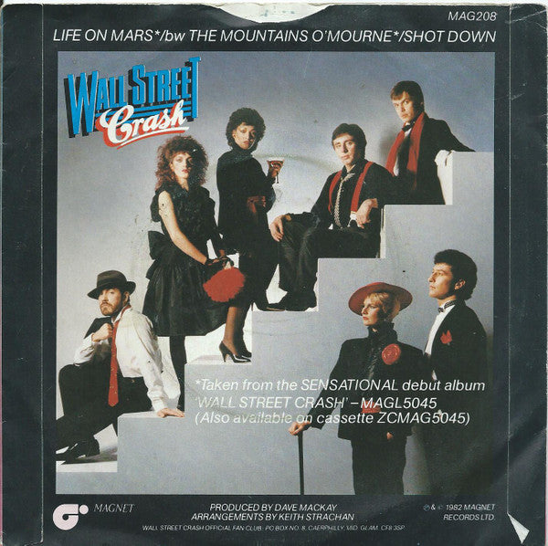 Wall Street Crash : Life On Mars (7")
