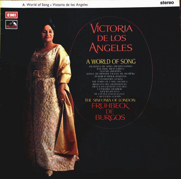 Victoria De Los Angeles : A World Of Song (LP, RE)