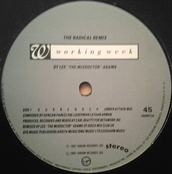 Working Week : Surrender (12")