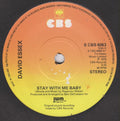 David Essex : Stay With Me Baby (7")