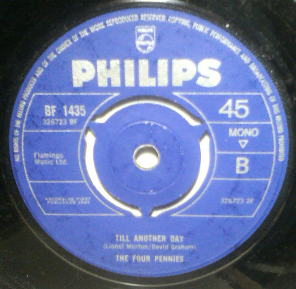 The Four Pennies : Until It's Time For You To Go (7", Single, Mono)