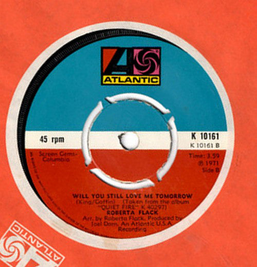 Roberta Flack : The First Time Ever I Saw Your Face (7", Single, 4-P)