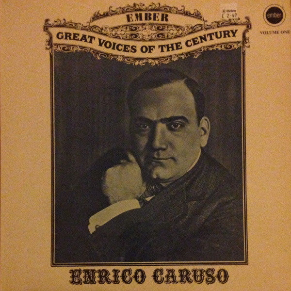 Enrico Caruso : Great Voices Of The Century Volume One (LP, Comp)