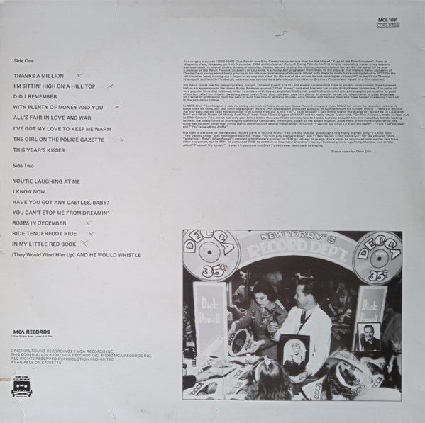 Dick Powell (2) : 16 Classic Tracks (LP, Comp, Mono)