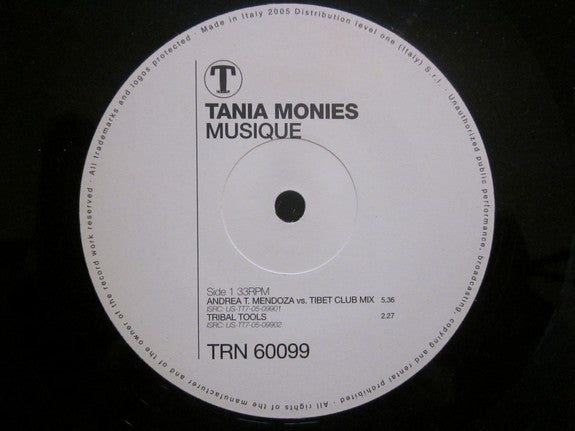 Tanja Monies : Musique (12")