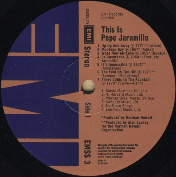 Pepe Jaramillo : This Is Pepe Jaramillo (LP, Comp, Smplr)
