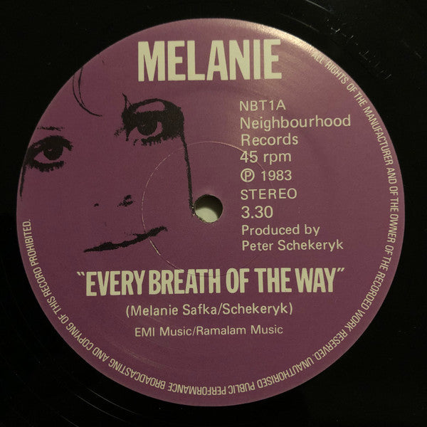 Melanie (2) : Every Breath Of The Way (12", Single)
