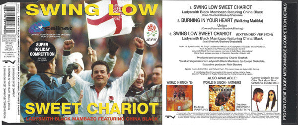 Ladysmith Black Mambazo Featuring China Black : Swing Low Sweet Chariot (CD, Single)