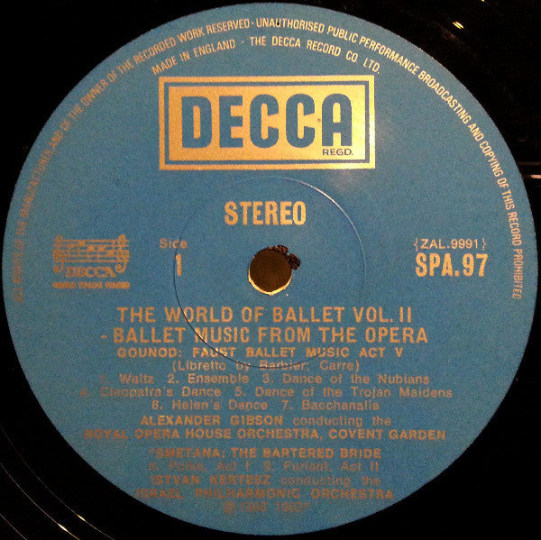Various : The World Of Ballet Vol. 2 (LP, Comp)