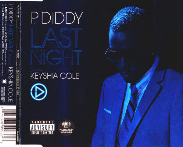 P. Diddy Feat. Keyshia Cole : Last Night (CD, Single)