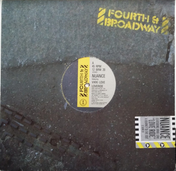 Nuance Featuring Vikki Love : Loveride (12", Single)