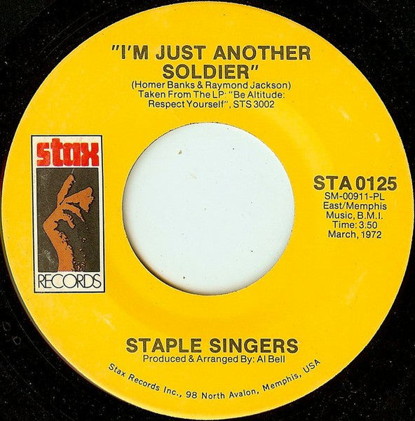 The Staple Singers : I'll Take You There (7", Single, Pla)