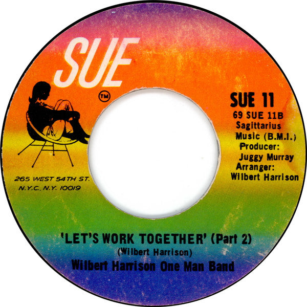 Wilbert Harrison : Let's Work Together (7", Single, Styrene)